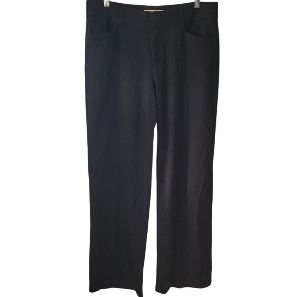 Michael Michael Kors Black Straight Leg Trouser Pants Size 8